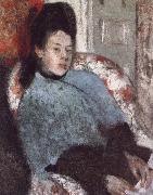 Germain Hilaire Edgard Degas Portrait of Elena Carafa France oil painting artist